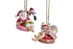 Beach Santa Kersthangers