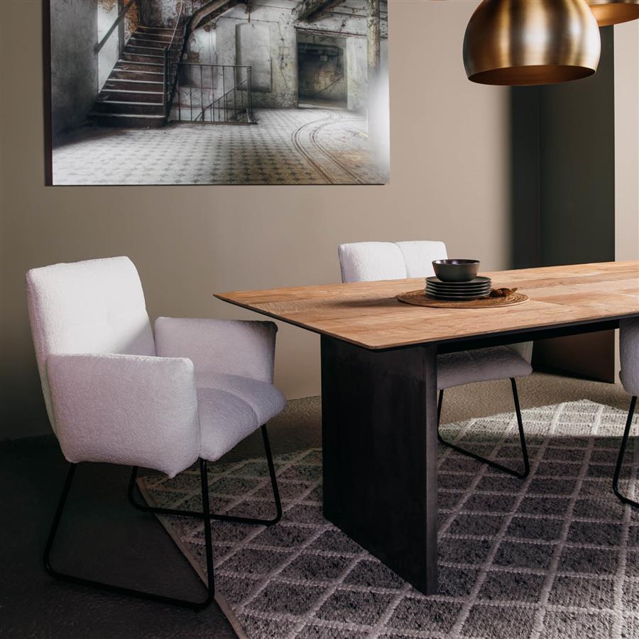 Eettafel Ora 240 cm gerecycled teakhout