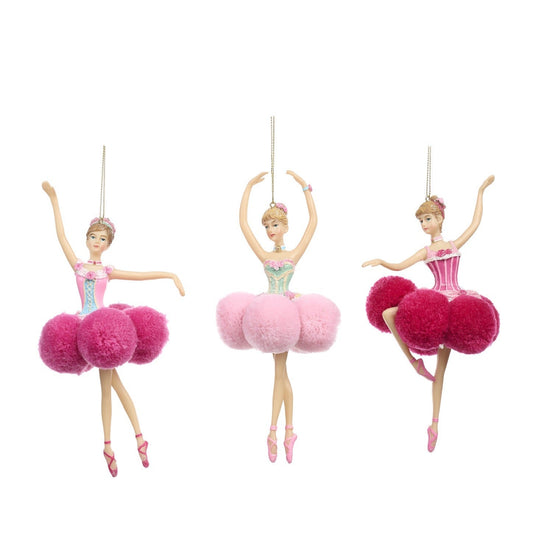 Pompon ballerina set