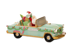 Santa in Oldtimer met LED