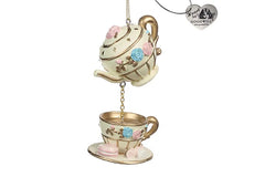 Teapot and Cup ornament 10 cm
