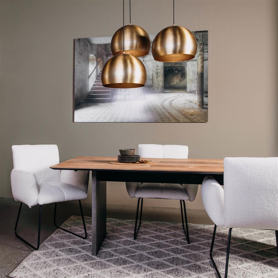 Eettafel Ora 220 cm gerecycled teakhout